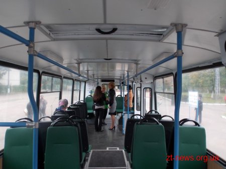 Запуск на лінію нового тролейбуса - подарунок до 75 річчя області