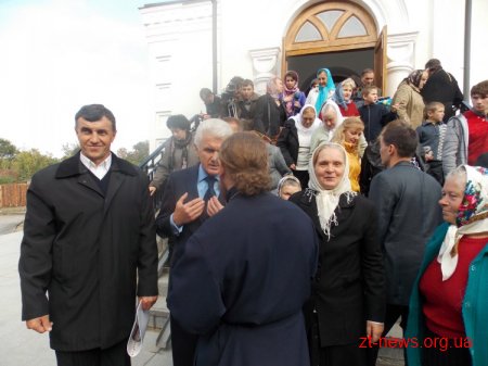 В Житомирі урочисто освятили Хрестовоздвиженську церкву ВІДЕО