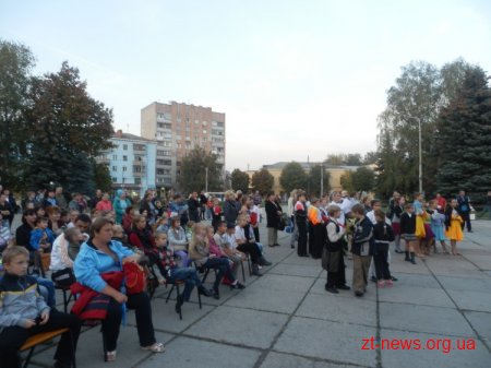2 жовтня на площі Корольова в Житомирі виступали учасники клубу "Карате-до Джитте"