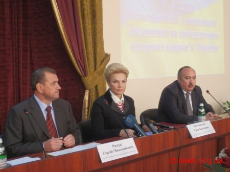 Раїса Богатирьова у Житомирі: розповіла про реформування медицини, відвідала перинатальний центр, виступила на V з'їзді спеціалістів з соціальної медицини