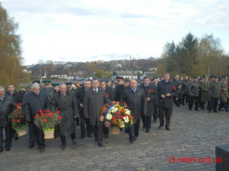 Сьогодні у Житомирі вшанували пам`ять воїнів-визволителів України