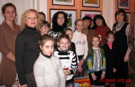 У Житомирі відкрилась художня виставка робіт учнів музичної школи №2