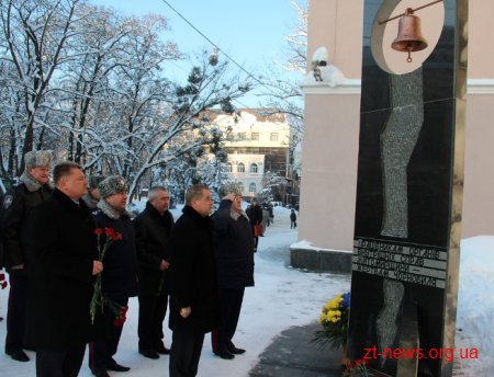 14 грудня житомирські правоохоронці вшанували ліквідаторів аварії на ЧАЕС