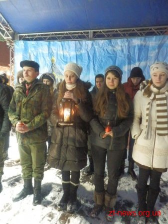 До Житомира привезли Віфлеємський вогонь