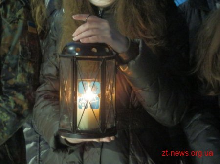 До Житомира привезли Віфлеємський вогонь