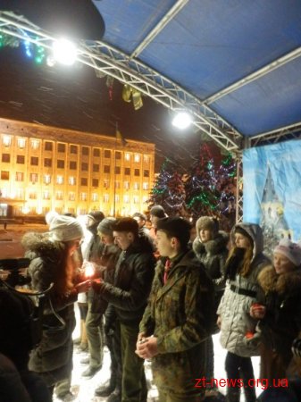 До Житомира привезли Віфлеємський вогонь