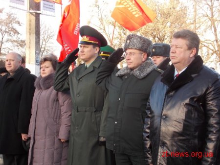 У Житомирі відбулось покладання квітів з нагоди 69-ї річниці визволення Житомира