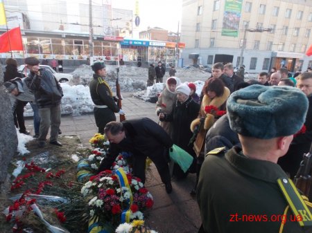 У Житомирі відбулось покладання квітів з нагоди 69-ї річниці визволення Житомира