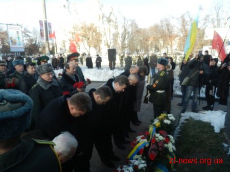 У Житомирі відбулось покладання квітів з нагоди 69-ї річниці визволення Житомира