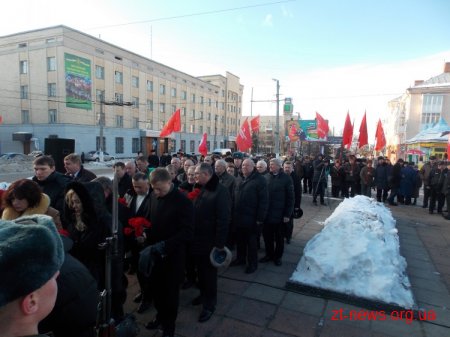 У Житомирі відбулось покладання квітів з нагоди 69-ї річниці визволення Житомира