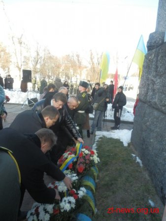 У Житомирі відбулось покладання квітів з нагоди 69-ї річниці визволення Житомира
