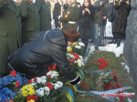 У Житомирі відбулось покладання квітів з нагоди 69-ї річниці визволення Житомира