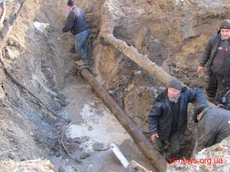 Наслідки аварії на водогоні по вул. М. Жукова ліквідовано