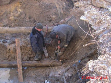 Наслідки аварії на водогоні по вул. М. Жукова ліквідовано