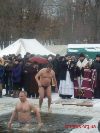 Водохреще у Житомирі ВІДЕО