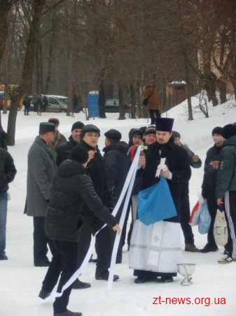 Водохреще у Житомирі ВІДЕО