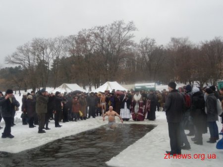 Водохреще у Житомирі ВІДЕО