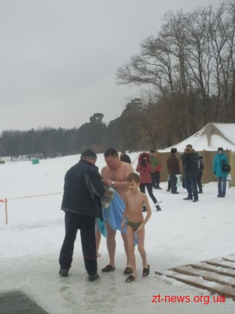 Водохреще у Житомирі ВІДЕО