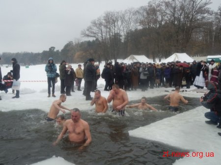Водохреще у Житомирі ВІДЕО