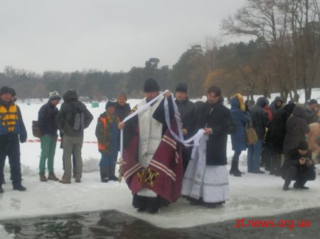 Водохреще у Житомирі ВІДЕО