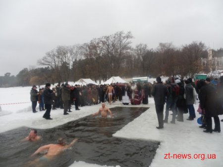 Водохреще у Житомирі ВІДЕО