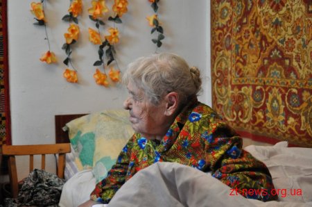 У Житомирі привітали 100-літню ювілярку