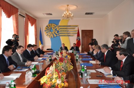 Керівники області зустрілися з народними депутатами України від Житомирської області