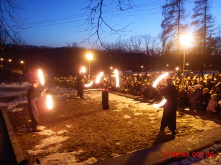 Продовження гулянь на масляну в парку ім. Гагаріна