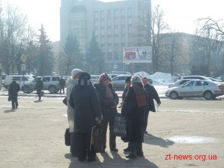 У Житомирі в черговий раз страйкували працівники ТТУ ВІДЕО
