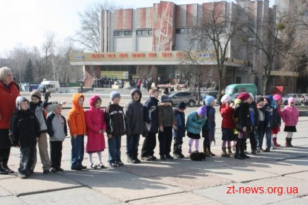 В Міжнародний день космонавтики в Житомирі відбувся пам’ятний урочистий захід