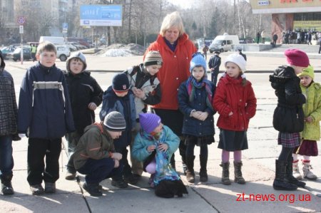 В Міжнародний день космонавтики в Житомирі відбувся пам’ятний урочистий захід