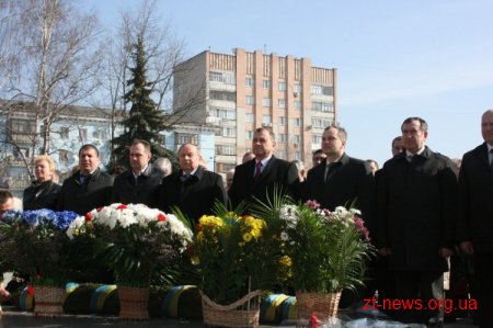 В Міжнародний день космонавтики в Житомирі відбувся пам’ятний урочистий захід