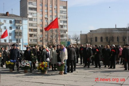 В Міжнародний день космонавтики в Житомирі відбувся пам’ятний урочистий захід
