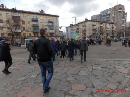 У Житомирі відбувся марш футбольних фанатів за відновлення ФК Полісся