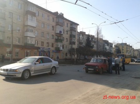 У Житомирі Москвич не пропустив BMW