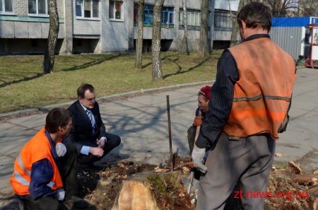 У Житомирі відроджують сквер на розі вулиць Котовського та Шелушкова