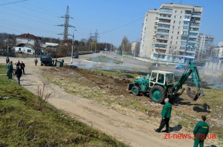 У Житомирі ліквідовано стихійне сміттєзвалище