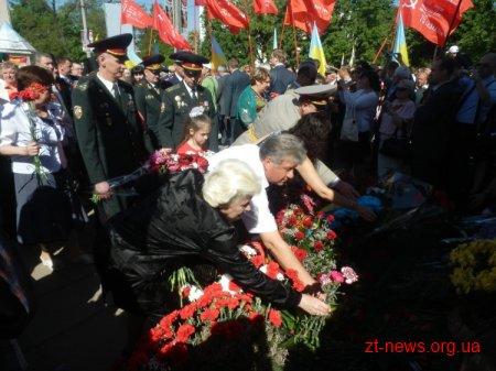 У Житомирі розпочали святкувати День Перемоги