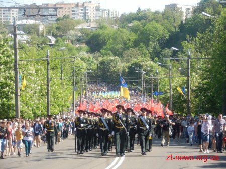 У Житомирі розпочали святкувати День Перемоги