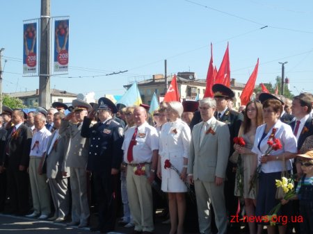У Житомирі розпочали святкувати День Перемоги