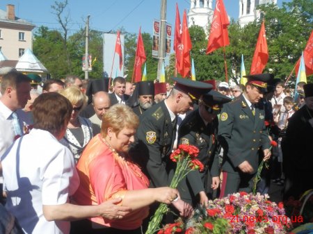У Житомирі розпочали святкувати День Перемоги