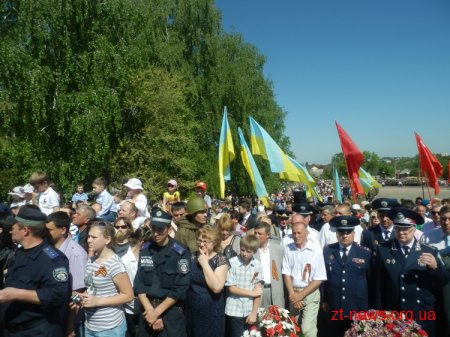 У Житомирі розпочали святкувати День Перемоги