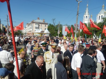 У Житомирі розпочали святкувати День Перемоги