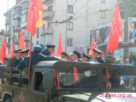 У Житомирі розпочали святкувати День Перемоги