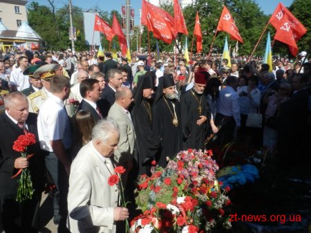 У Житомирі розпочали святкувати День Перемоги
