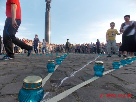 У Житомирі другий рік поспіль провели акцію Зірка пам`яті