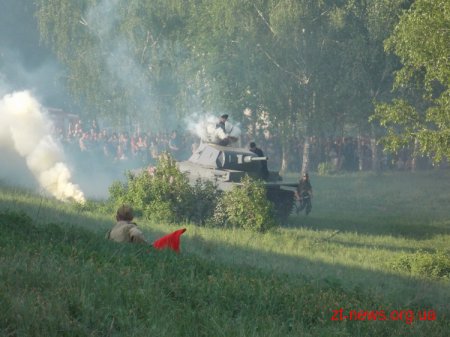 У Житомирі реконструювали бій часів Другої Світової Війни