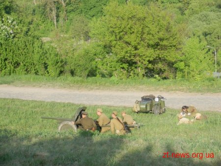 У Житомирі реконструювали бій часів Другої Світової Війни