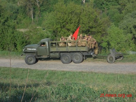 У Житомирі реконструювали бій часів Другої Світової Війни