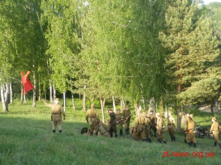 У Житомирі реконструювали бій часів Другої Світової Війни